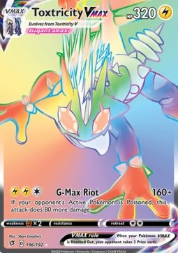 Toxtricity VMAX Rebel Clash #196/192