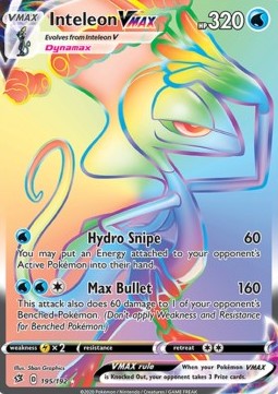 Inteleon VMAX Rebel Clash #195/192