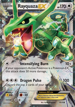 Rayquaza EX Roaring Skies #75/108