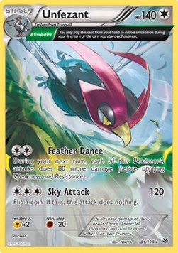 Unfezant Roaring Skies #81/108
