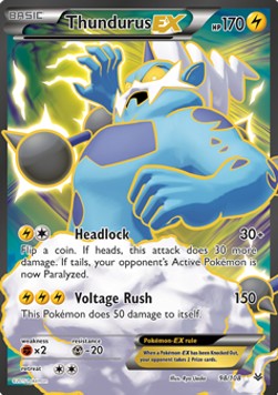 Thundurus EX Roaring Skies #98/108