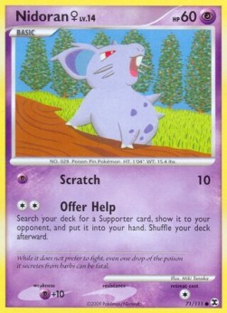 Nidoran Lv.14 Rising Rivals #71/111