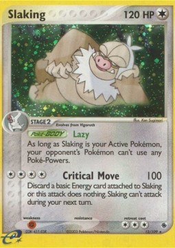 Slaking EX Ruby & Sapphire #12