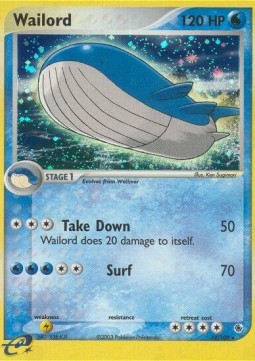 Wailord EX Ruby & Sapphire #14