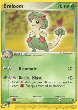 Breloom EX Ruby & Sapphire #16