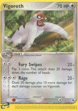 Vigoroth EX Ruby & Sapphire #47