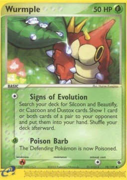 Wurmple EX Ruby & Sapphire #78