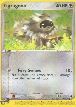 Zigzagoon EX Ruby & Sapphire #79