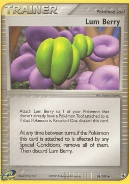 Lum Berry EX Ruby & Sapphire #84