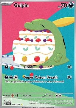 Gulpin Stellar Crown #154/142