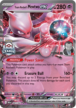 Team Rocket's Mewtwo ex Southeast Asia Promos #081