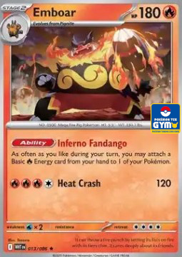 Emboar Southeast Asia Promos #