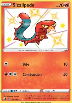 Sizzlipede Shining Fates #sv018/72