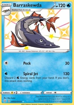 Barraskewda Shining Fates #sv032/72