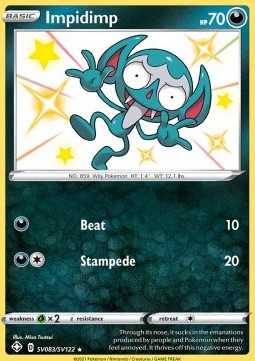 Impidimp Shining Fates #sv083/72