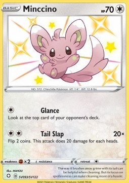 Minccino Shining Fates #sv093/72