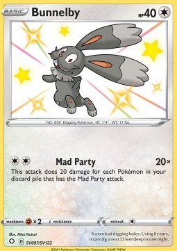 Bunnelby Shining Fates #sv097/72