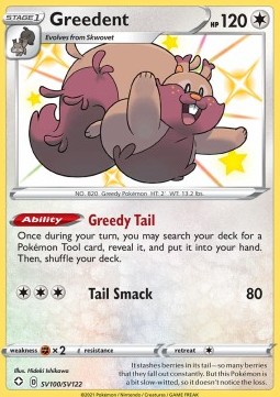 Greedent Shining Fates #100/72