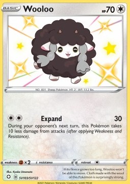 Wooloo Shining Fates #sv103/72