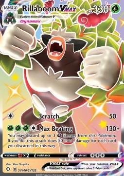 Rillaboom VMAX Shining Fates #sv106/72