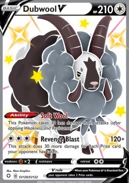 Dubwool V Shining Fates #120/72