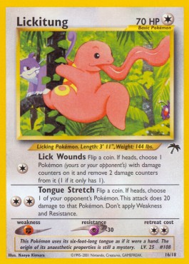 Lickitung Southern Islands #16/18