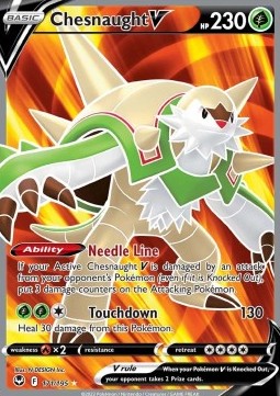 Chesnaught V Silver Tempest #171/195