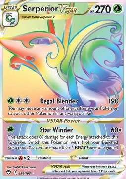 Serperior VSTAR Silver Tempest #196/195