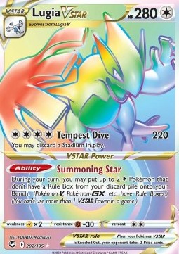 Lugia VSTAR Silver Tempest #202/195