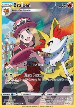 Braixen Silver Tempest #01/195