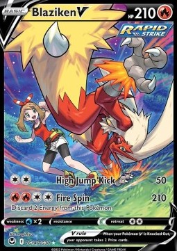 Blaziken V Silver Tempest #14/195