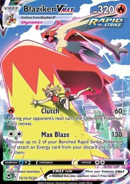 Blaziken VMAX Silver Tempest #15/195