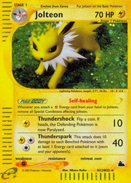 Jolteon Skyridge #H12/H32