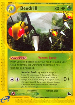 Beedrill Skyridge #5/144
