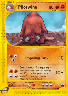 Piloswine Skyridge #43/144