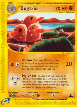 Dugtrio Skyridge #52/144