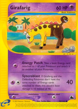 Girafarig Skyridge #58/144