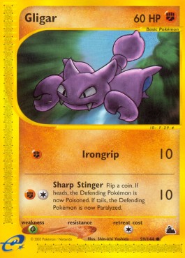 Gligar Skyridge #59/144