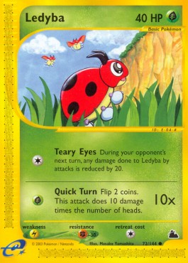 Ledyba Skyridge #72/144