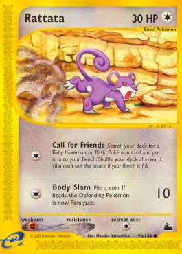 Rattata Skyridge #90/144