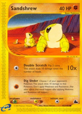 Sandshrew Skyridge #92/144