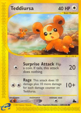 Teddiursa Skyridge #109/144