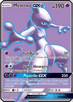 Mewtwo GX Shining Legends #72/73