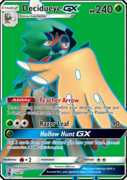 Decidueye GX SM Black Star Promos #37/248