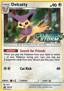Delcatty SM Black Star Promos #132/248