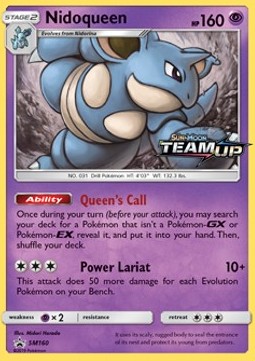Nidoqueen SM Black Star Promos #160/248