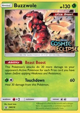 Buzzwole SM Black Star Promos #218/248