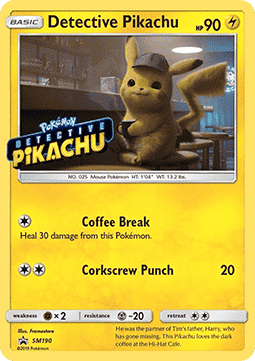 Detective Pikachu SM Black Star Promos #190