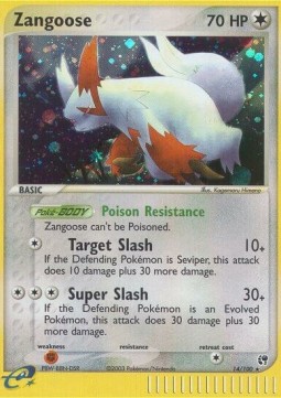 Zangoose EX Sandstorm #14