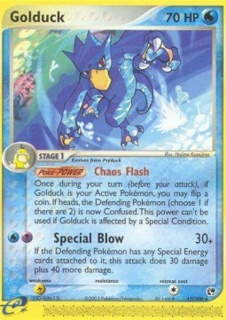 Golduck EX Sandstorm #17
